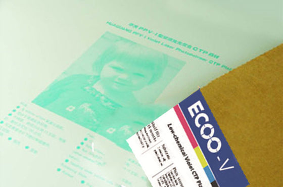 La violeta CTP de cliché 405nm Photopolymer compensó la sustancia química baja de la placa respetuosa del medio ambiente