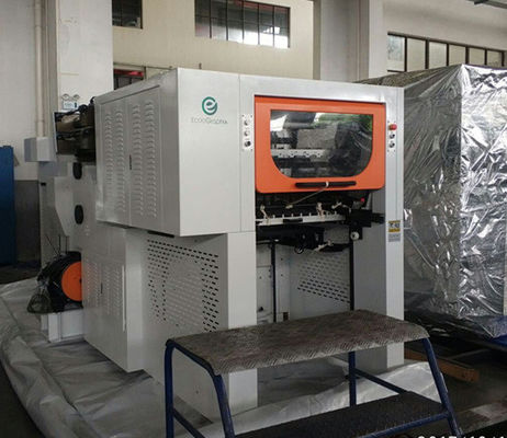 Máquina de sellado y que corta con tintas de la hoja caliente de la tarjeta de la etiqueta con el desmontaje automático