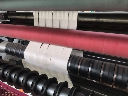 Papel termal automático que raja la máquina el rebobinar con el cortador