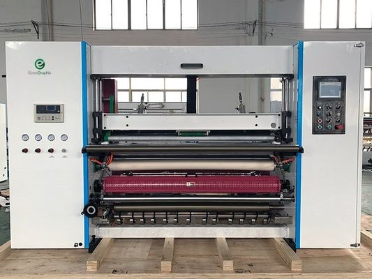 Papel termal del control del PLC de  que raja y máquina el rebobinar