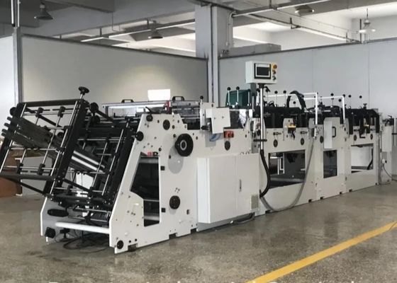 Cartón de la caja de la comida de la hamburguesa 600GSM que erige la máquina