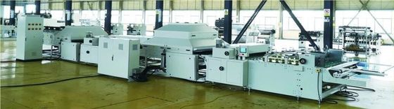 máquina de capa ULTRAVIOLETA de 15m/Min Single Head Corrugated