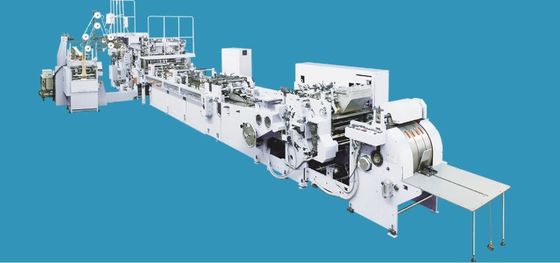 máquina que remienda de 34kw 70bags/Min Bottom Bag Window Box