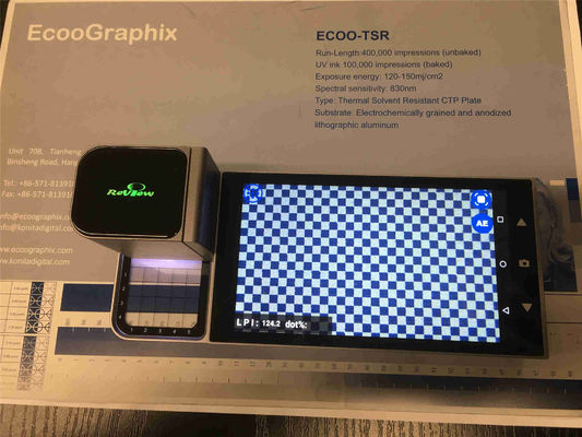 Dot Detecting Printing 16GB compensó el densímetro de la placa del CTP