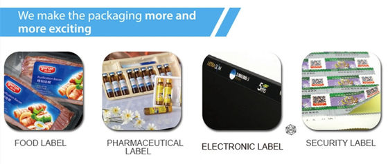 etiqueta adhesiva ULTRAVIOLETA Logo Printer de 60m/Min Flexographic