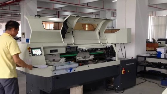 Impresión modificada para requisitos particulares rápida de la máquina de atascamiento de libro del robot de Digitaces de las abrazaderas de la disposición 4