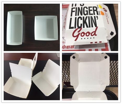 Carpeta Gluer de la caja de papel de 4 esquinas con la parte inferior de la cerradura del desplome