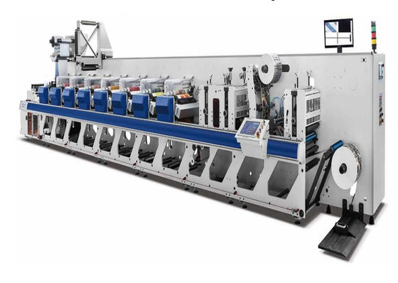 El flexographix automático etiqueta la impresora con el cortador de dado