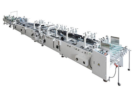 Pegamento frío 180m/Min Crash Lock Bottom Folder Gluer