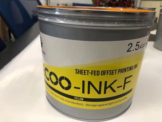 Tintas de impresión ULTRAVIOLETA de Sheetfed de la compensación seca rápida de CMYK 2.5kgs/Tin