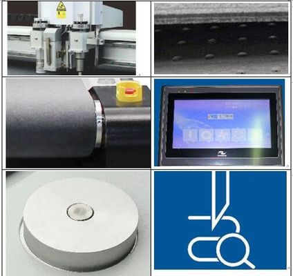 Hoja acanalada del cartón que sella la máquina que corta con tintas 1200mm/s
