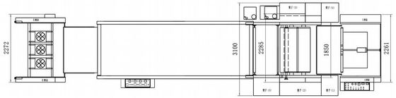 6200PCS/H Máquina de recubrimiento de manchas UV acristalamiento 1090×1440mm