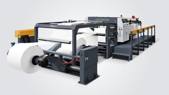 0.8Mpa 350M/Min Cross Paper Cutting Machine 1500m m que apila