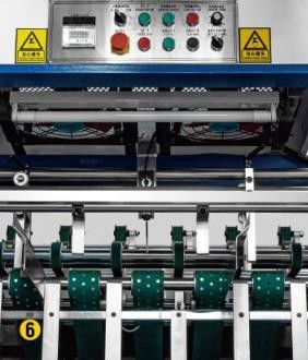 Máquina laminadora de flauta automática para cartón corrugado