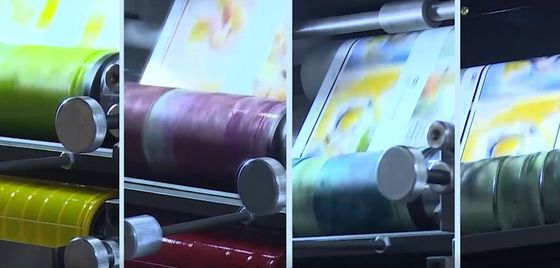 Impresora flexográfica de la etiqueta adhesiva ajuste de la placa de 360 grados