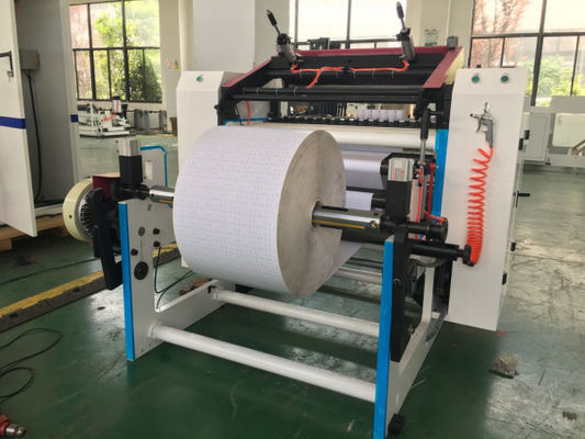 Máquina de papel termal automática 110m/min el rebobinar del PLC que raja