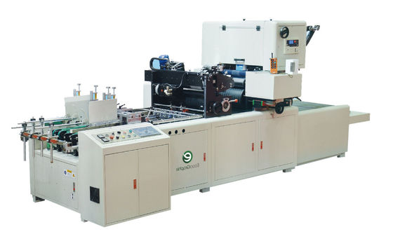 Máquina que remienda automática de la caja de ventana de la caja de papel de la servilleta del tejido