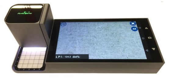 720P HD LCD pantalla táctil LTD Densímetro para la detección de puntos de control de la placa CTP