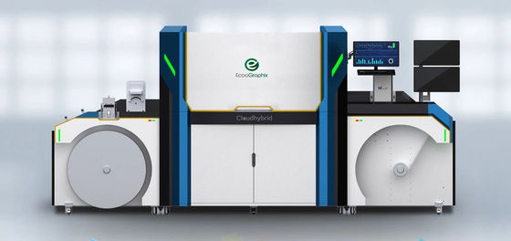 Impresora adhesiva de cinta de papel de la etiqueta de Flexo 10m/Min