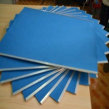 Manta de goma de impresión compresible del molde lleno color azul de 3 capas