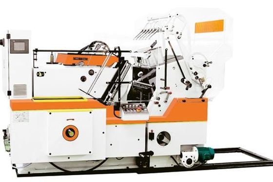 Hoja automática de la cartulina que sella la máquina que corta con tintas 2500shipping y dirección