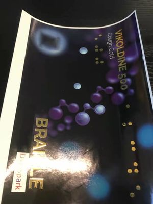 Hoja que sella barnizando la etiqueta que imprime anchura de la máquina 288m m del aumento