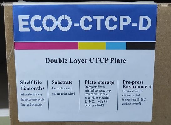 Imprimiendo el positivo ULTRAVIOLETA doble de aluminio CTP platee la alta sensibilidad
