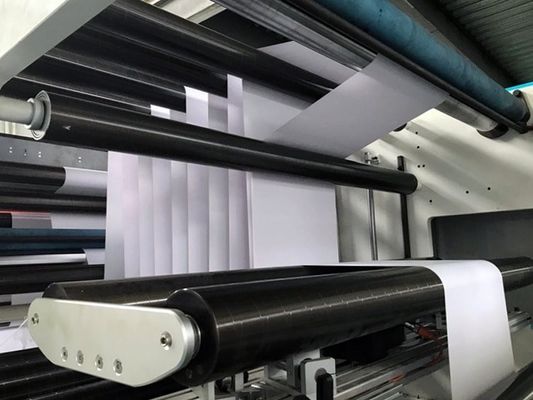 papel termal de 1400m m que raja la máquina el rebobinar para la película plástica