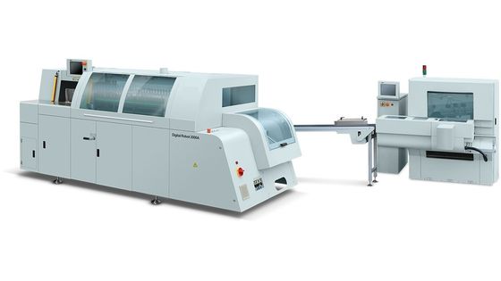 Máquina de atascamiento a pedido de libro de Digitaces de la impresión 2000c/h con 4 abrazaderas