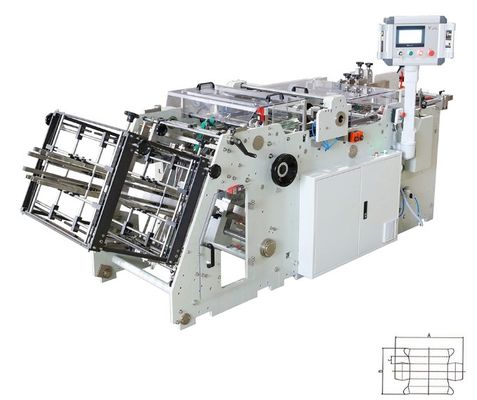 ECOO L-800A Máquina de cartonado tridimensional de comida rápida Máquina para formar cajas de papel