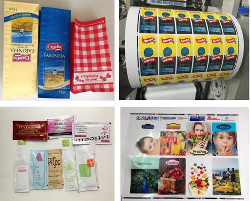 Impresora Machine 60m/Min de la etiqueta de la etiqueta engomada de la taza de papel de Flexo de 6 colores