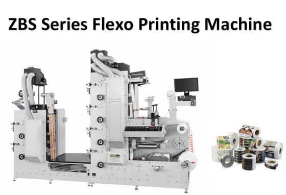 Impresora Machine 60m/Min de la etiqueta de la etiqueta engomada de la taza de papel de Flexo de 6 colores