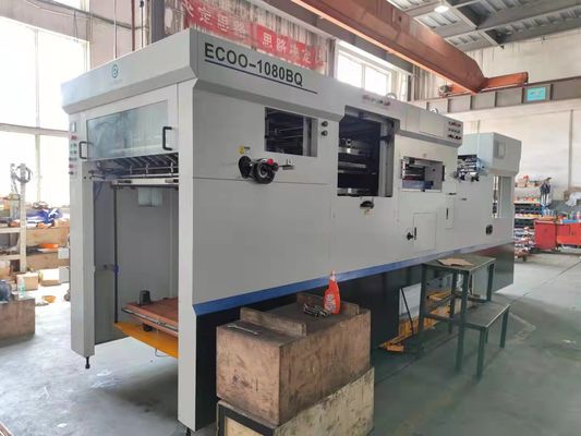 Máquina de corte a presión para papel ondulado de 1080x780 mm