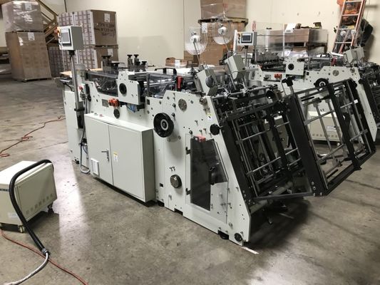 Máquina mecánica para la confección de cajas de cartón para la confección de cajas de comida de 4,0 × 1,2 m
