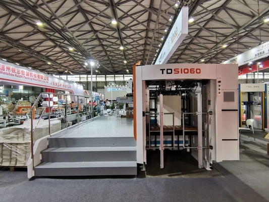 Máquina automática de corte a presión para estampación de papel 7500s/h 46kw