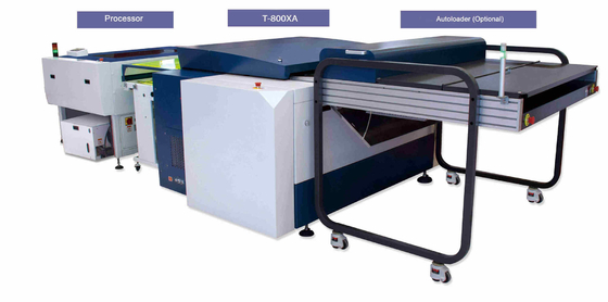 Máquina 2540dpi de la placa de Dot Thermal CTP de la pantalla 256CH con Autoloader