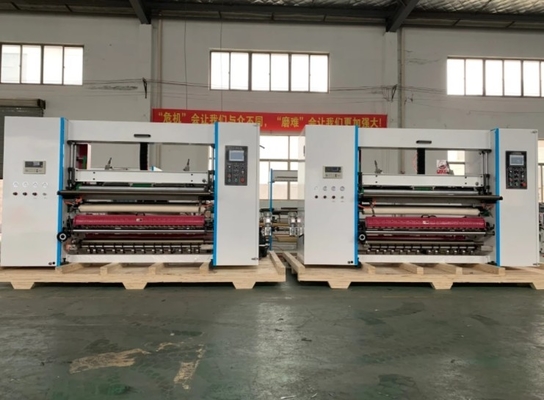 ECOO T-1400C 1400mm ATM sin eje Slitter de papel térmico de rollo Rewinder 1400mm