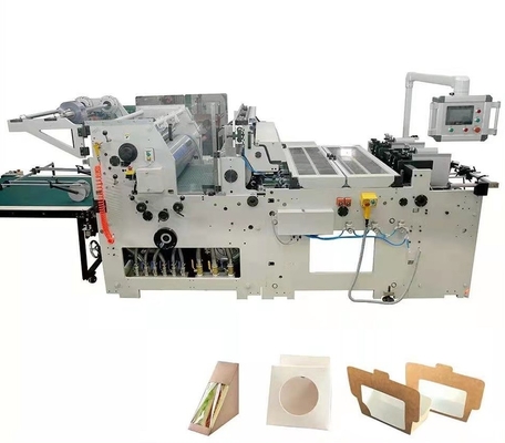 máquina de parcheo de ventana de laminación de película automática 4kw para caja