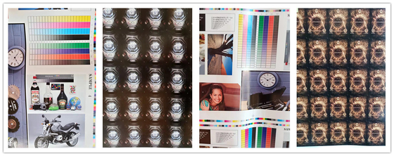 A2 4Colors compensó la hoja Fed Printing Machine 12000shipping y dirección con ULTRAVIOLETA